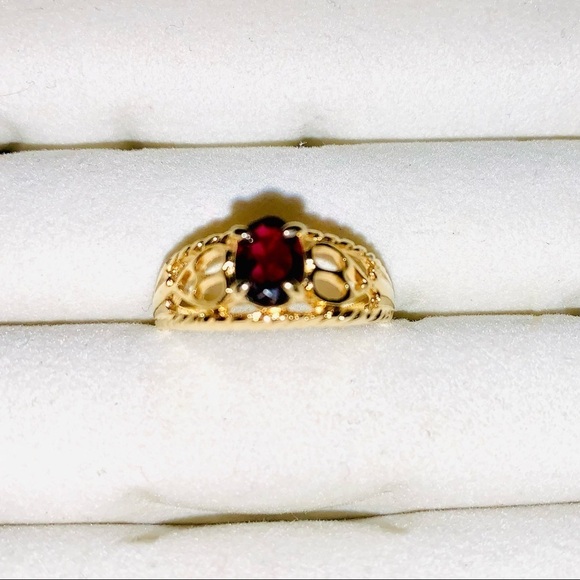 Simulated Stone Gold Plated - Picture 1 of 6